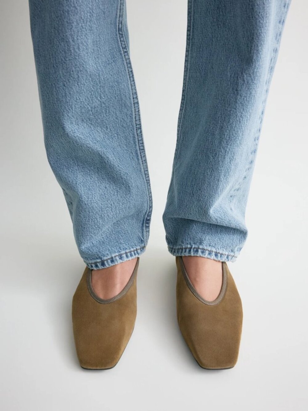 Toteme Minimalist Suede Ballerinas Hazel EU 38 / US 8